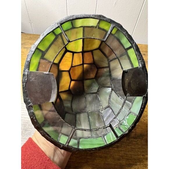 Tiffany Style Turtle Single Bulb Light - Picture 7 of 11